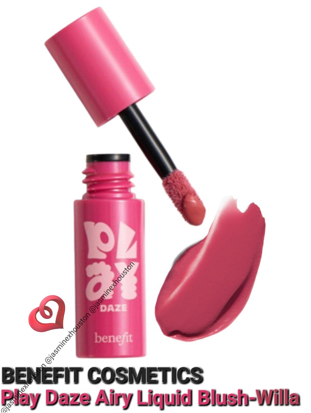 🎉2•$20/3•$28🎉 BENEFIT COSMETICS Play Daze Airy Liquid Blush In Willa
